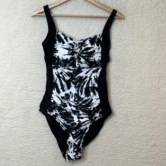 Heat Other - NWT Heat Womens Swimwear Moon Dust Ruched Front Panel One Piece SIZE XL